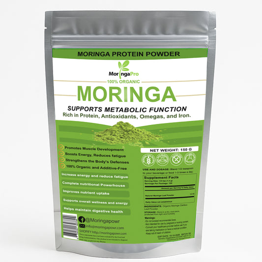 Moringa Leaf Powder โ Organic - Support with 92 Nutrients