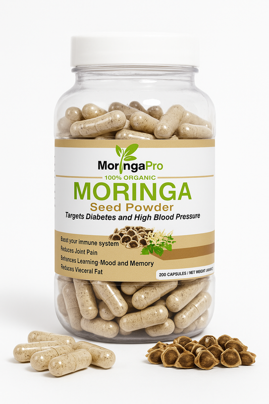 Moringa Oleifera Seed Capsules - Organic