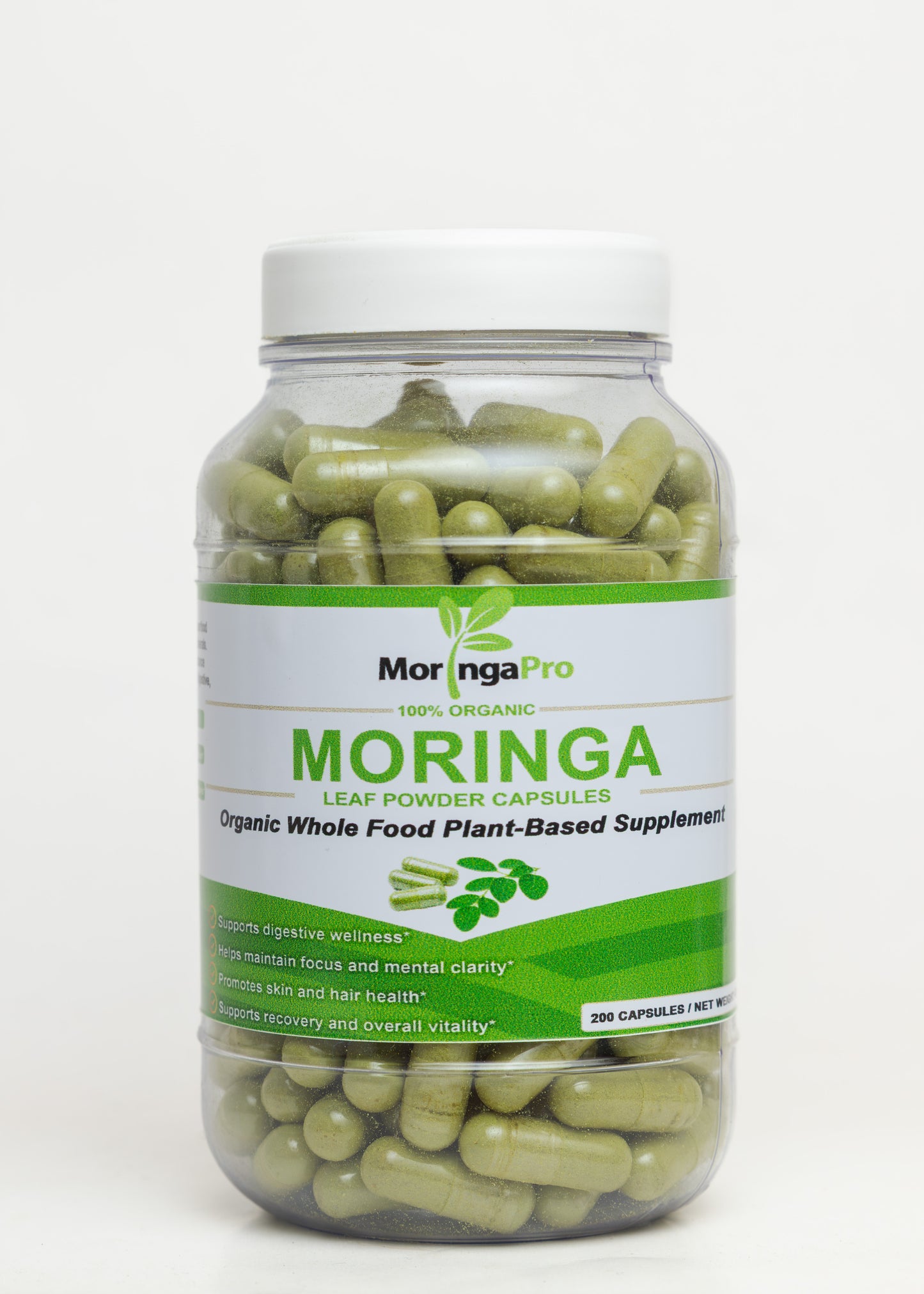 Moringa Leaf Capsules *Organic