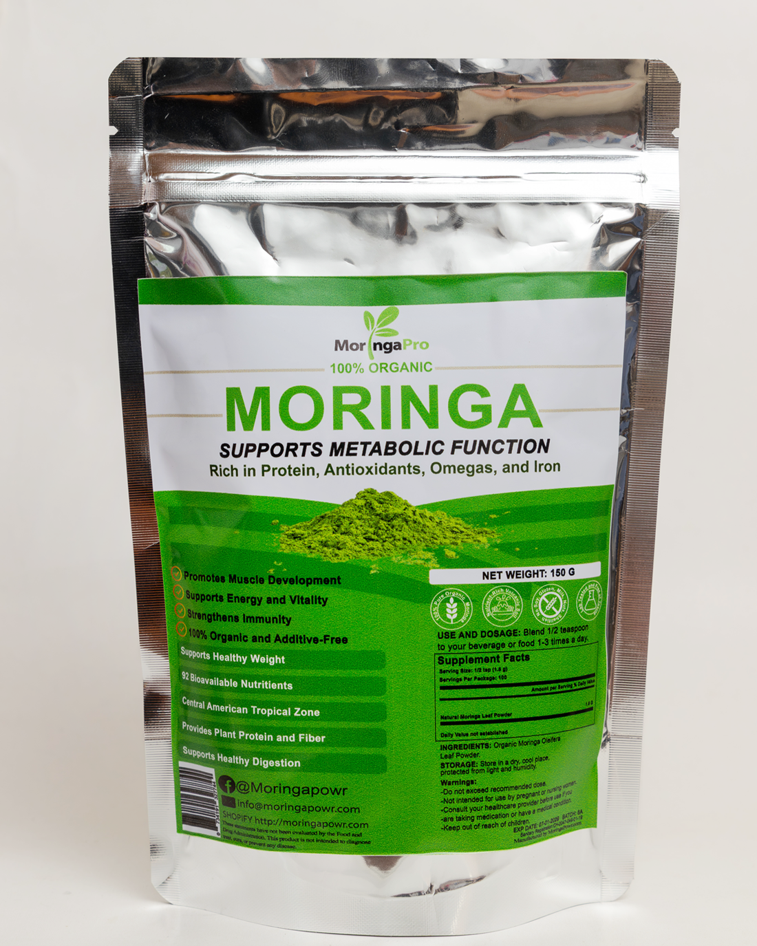 Moringa Leaf Powder – Organic