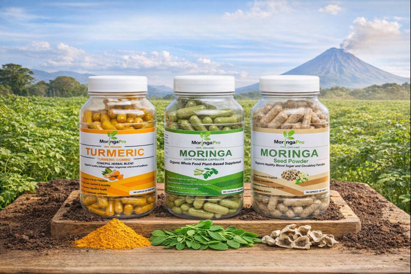 LIMITED TIME SPECIAL: Moringa (200 units) + Turmeric Mix (200 units) + Seed Capsules (200 units)